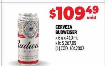 Makro Cerveza Budweiser oferta