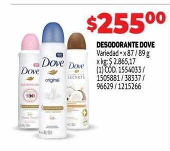 Makro Desodorante Dove oferta