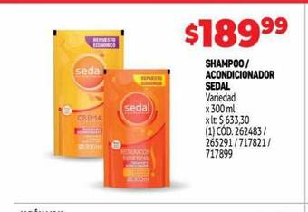 Makro Shampoo Acondicionador Sedal oferta