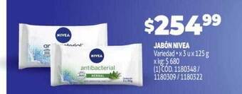 Makro Jabón Nivea oferta