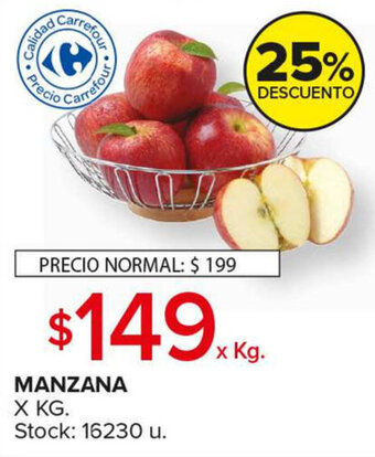Carrefour Maxi Manzana oferta