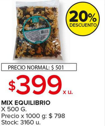 Carrefour Maxi Mix Equilibrio x 500g oferta