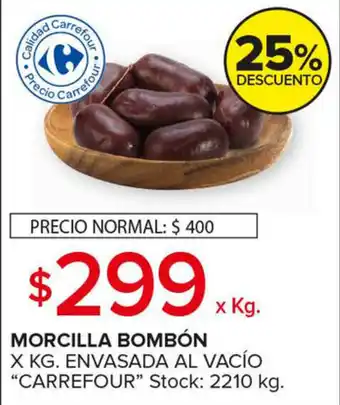 Carrefour Maxi Carrefour Morcilla Bombón oferta