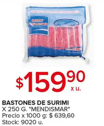 Carrefour Maxi Mendismar Bastones de Surimi x 250g oferta