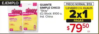 Carrefour Maxi Skay Guante Simple Chico oferta