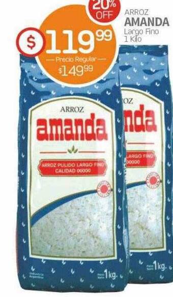 Alvear Arroz Amanda oferta