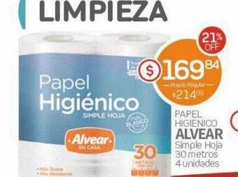 Alvear Papel Higiénico Alvear oferta