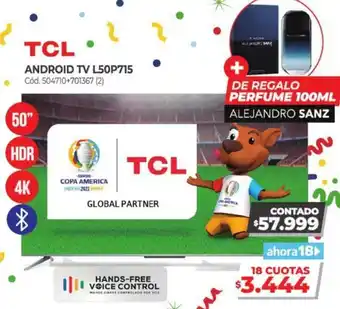 Naldo Lombardi TCL Android Tv L50P715 oferta