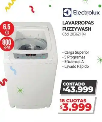 Naldo Lombardi Electrolux Lavarropas Fuzzywash oferta