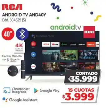 Naldo Lombardi RCA Android Tv And40y oferta