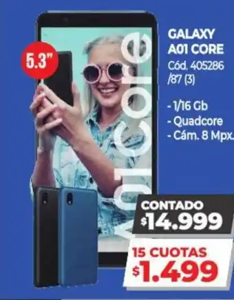 Naldo Lombardi Galaxy A01 Core oferta