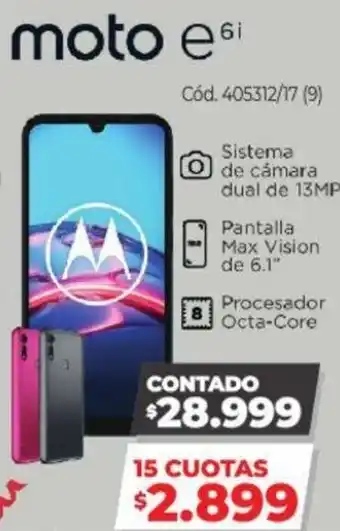 Naldo Lombardi Moto E 6i oferta