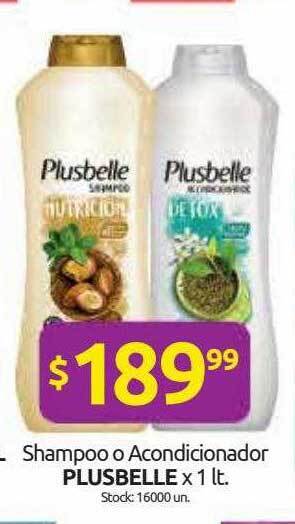 Cordiez Shampoo O Acondicionador Plusbelle oferta