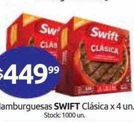 Cordiez Hamburguesas Swift Clásica oferta
