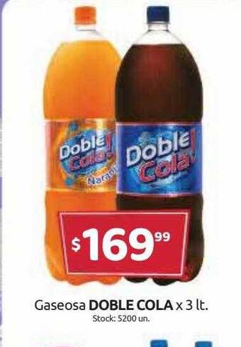 Cordiez Gaseosa Doble Cola oferta
