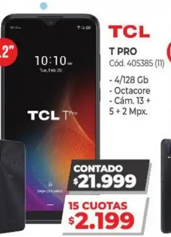 Naldo Lombardi TCL T Pro oferta