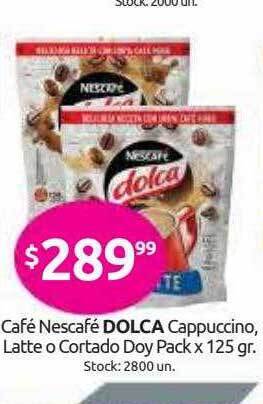 Cordiez Café Nescafé Dolca oferta