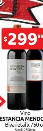 Cordiez Vino Estancia Mendoza oferta