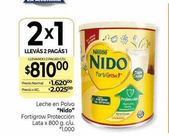 La Anonima Leche En Polvo oferta