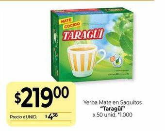 La Anonima Yerba Mate En Saquitos oferta