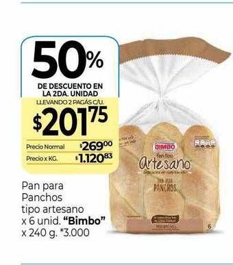 La Anonima Pan Para Panchos Tipo Artesano oferta