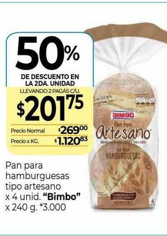 La Anonima Pan Para Hamburguesas Tipo Artesano oferta