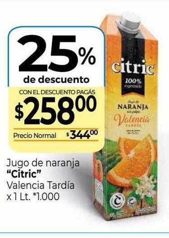 La Anonima Jugo De Naranja oferta