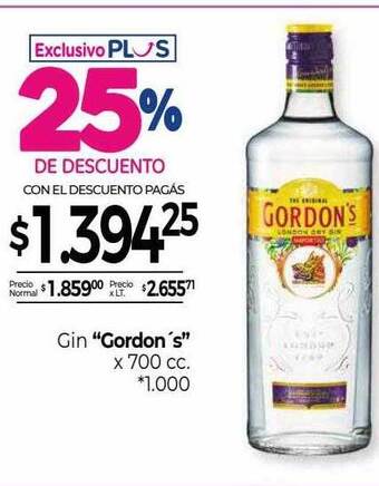 La Anonima Gin oferta