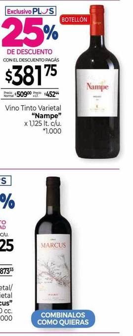 La Anonima Vino Tinto Varietal oferta