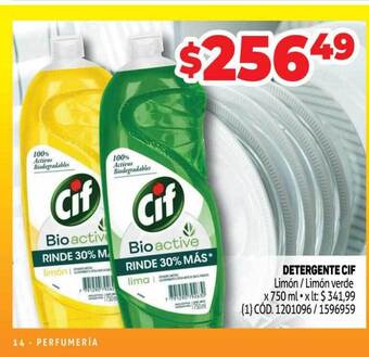 Makro Detergente Cif oferta
