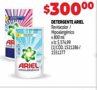 Makro Detergente Ariel oferta
