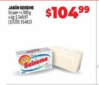 Makro Jabón Seiseme oferta