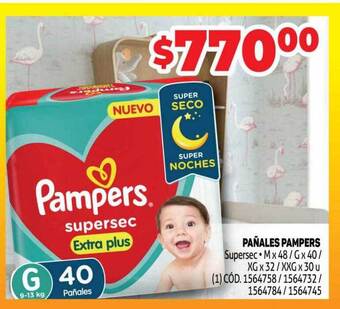 Makro Pañales Pampers oferta