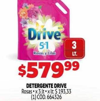 Makro Detergente Drive oferta