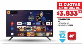 Makro Tv Smart Kodak oferta