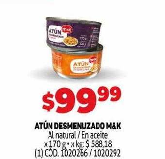 Makro Atún Desmenuzado M&k oferta