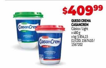 Makro Queso Crema Casancrem oferta