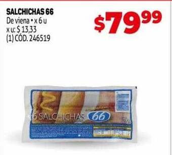 Makro Salchichas 66 oferta