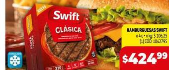Makro Hamburguesas Swift oferta