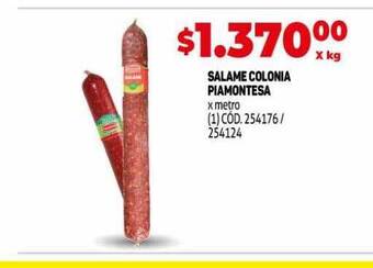 Makro Salame Colonia Piamontesa oferta