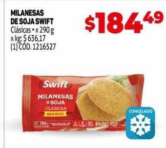 Makro Milanesas De Soja Swift oferta