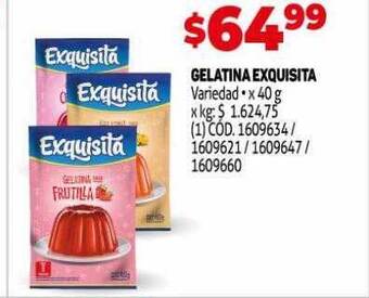 Makro Gelatina Exquisita oferta