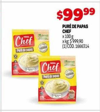 Makro Puré De Papas Chef oferta