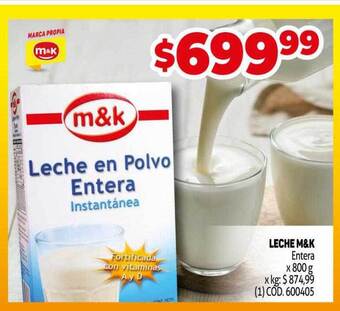Makro Leche M&k oferta