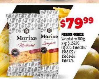 Makro Fideos Morixe oferta