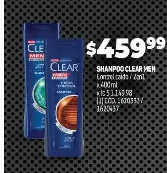 Makro Shampoo Clear Men oferta