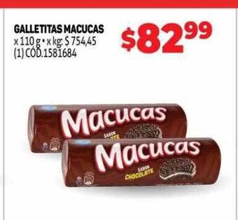 Makro Galletitas Macucas oferta