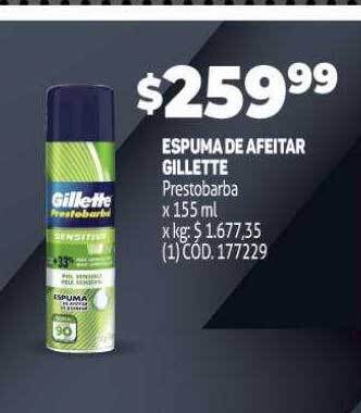 Makro Espuma De Afeitar Gillette oferta