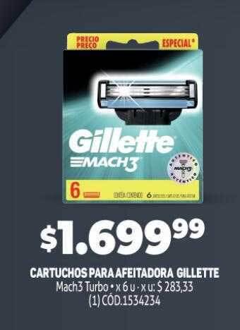 Makro Cartuchos Para Afeitadora Gillette oferta
