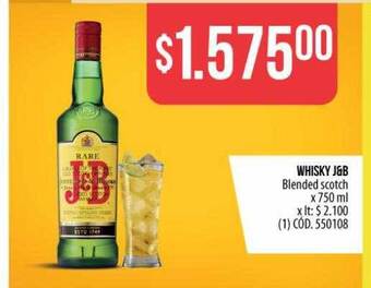 Makro Whisky J&b oferta